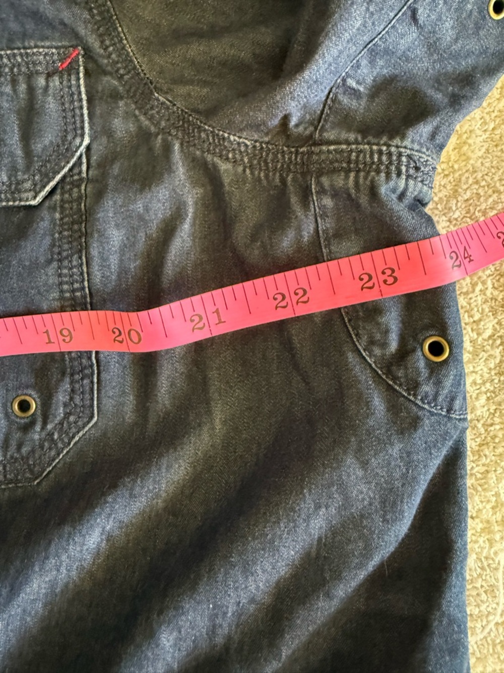 Ralph Lauren Dark Denim Button-Up Top - Picture 10 of 10